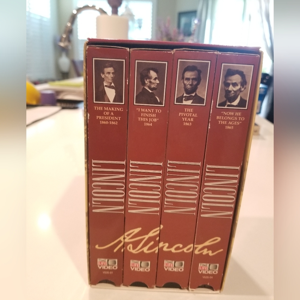 Time Life..4 VHS on Abraham Lincoln